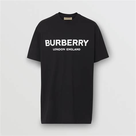 burberry logo print cotton t-shirt